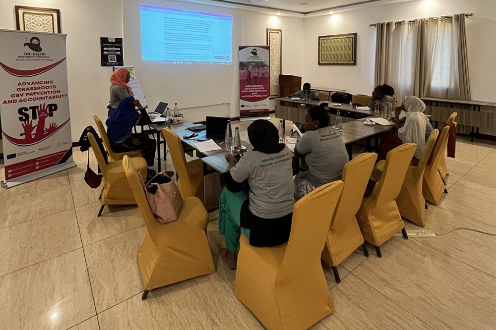 Survivor-centered advocacy training session