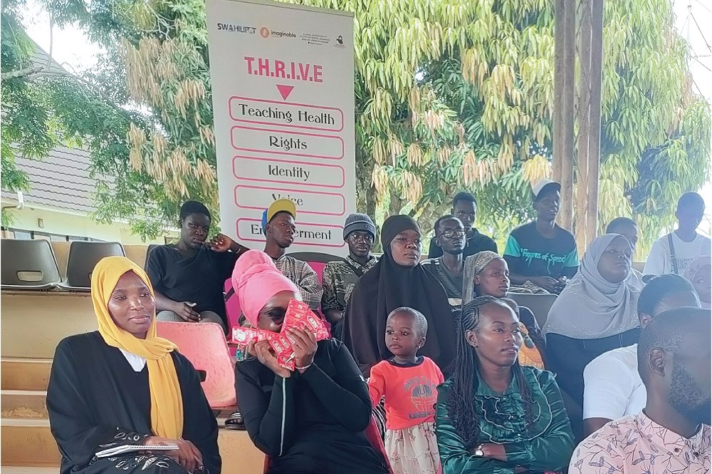 Youth SRHR education session in Kwale